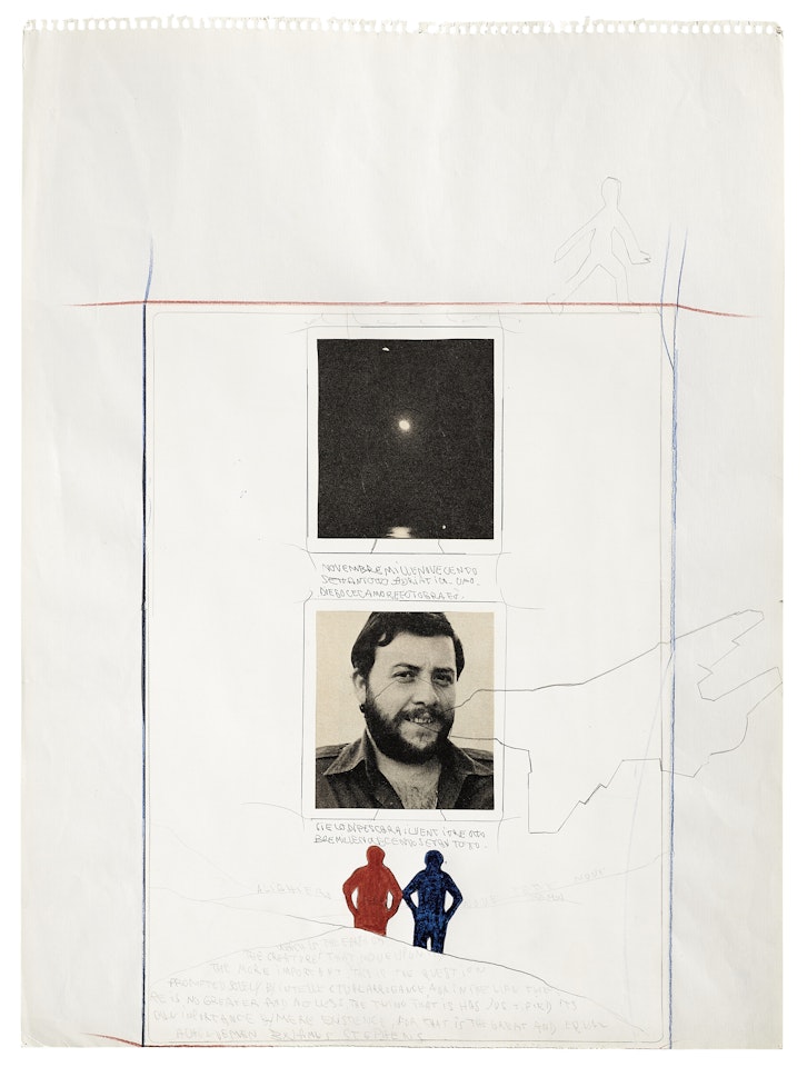 Senza titolo (Cielo di Pescara) by Alighiero Boetti