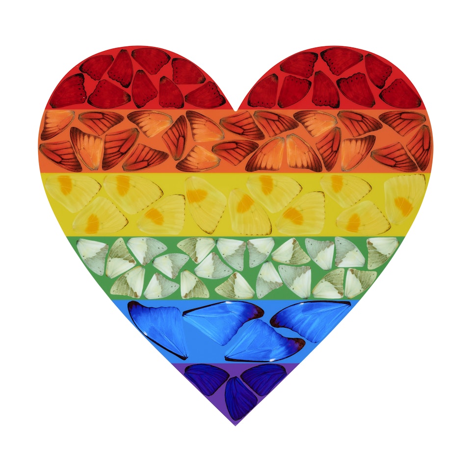 Butterfly Heart (Small) by Damien Hirst