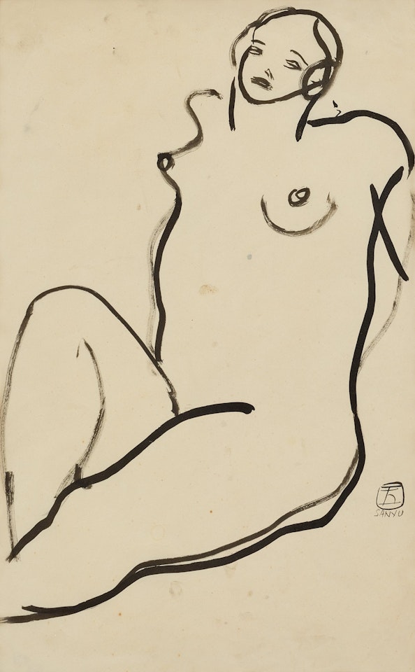 Étude de nu féminin by Sanyu