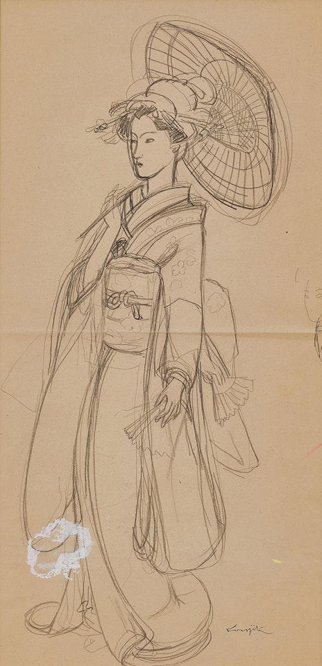 Madame Butterfly by Leonard Tsuguharu Foujita