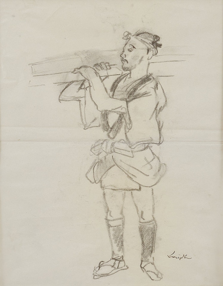 La Travailleur by Leonard Tsuguharu Foujita