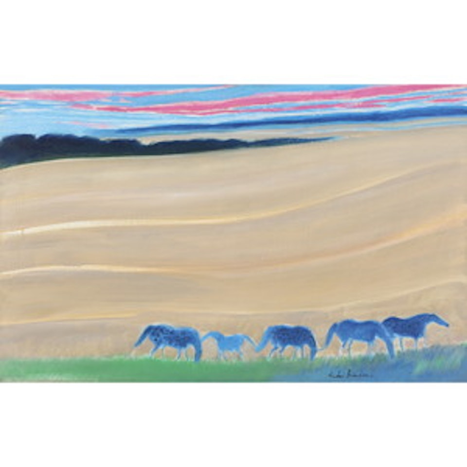 HORSES OF THE EVENING by André Brasilier