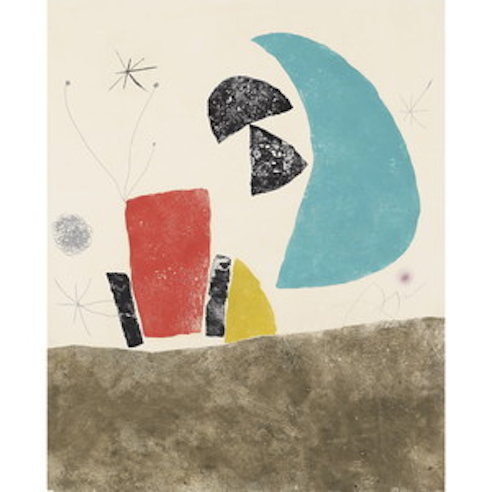 PLATE VIII, FROM ESPRIU-MIRO by Joan Miró