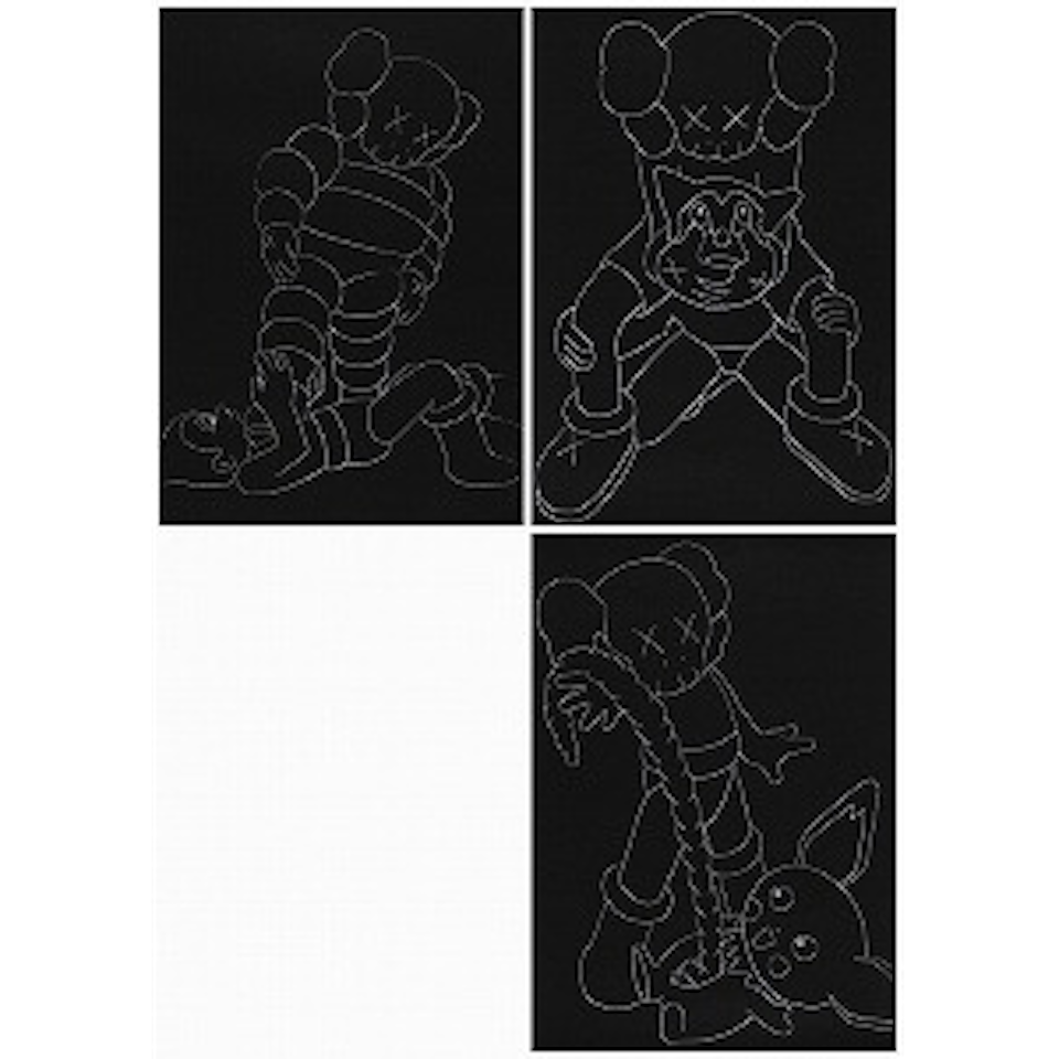 1. CHUM VS ASTRO BOY／2. COMPANION VS ASTRO BOY／3. COMPANION VS PIKACHU by Kaws