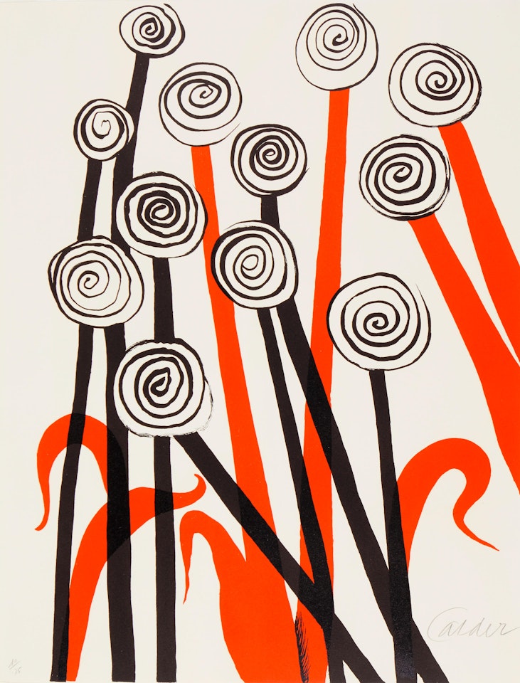 One Plate, from Magie Eolienne Portfolio by Alexander Calder