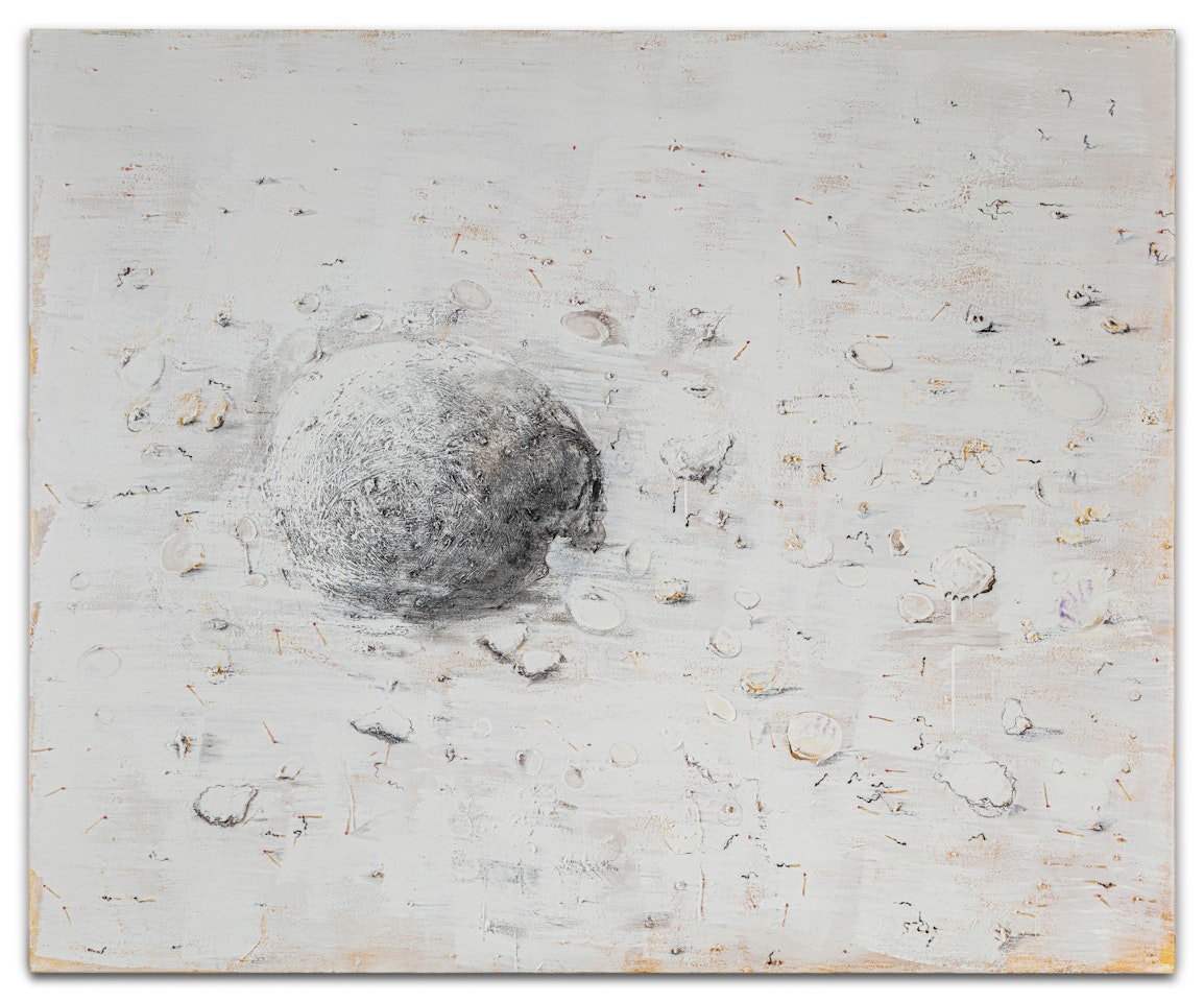 Crâne aux huitres et allumettes by Miquel Barcelo