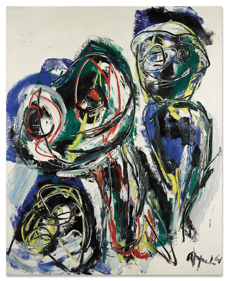 Little Mushroom Men by Karel Appel