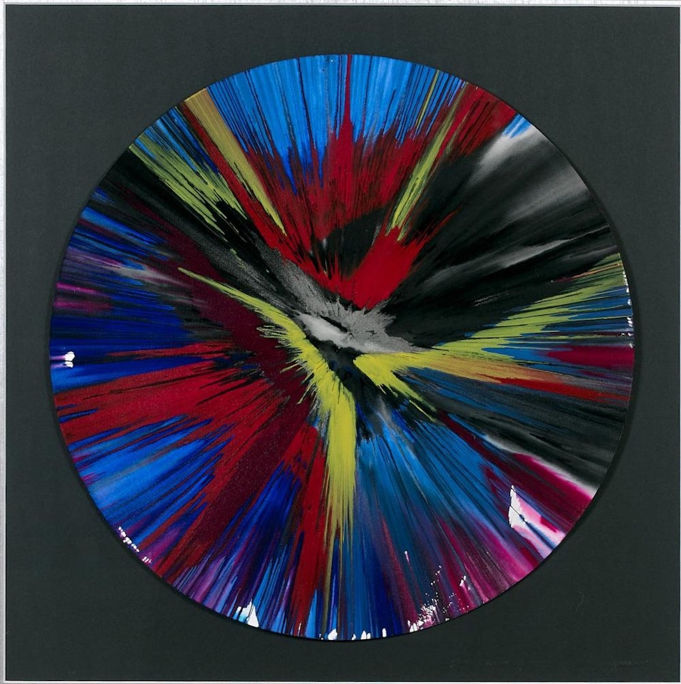 Untitled (Circle spin painting) by Damien Hirst