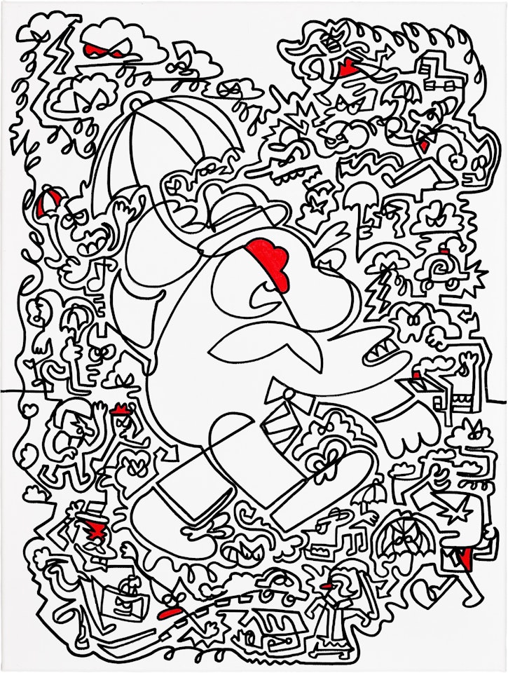 Sighing in the Rain by MR DOODLE