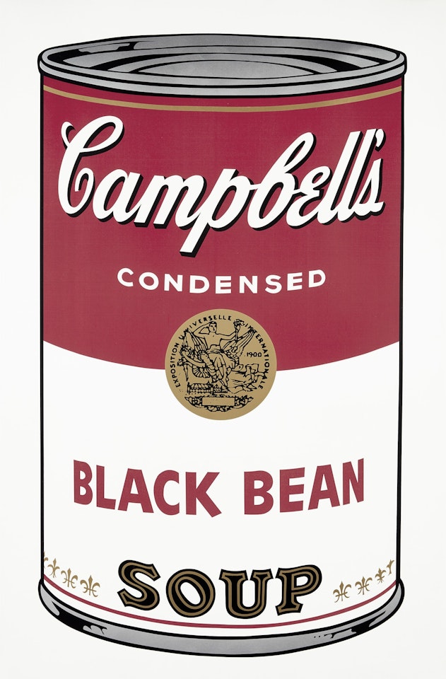 Black Bean, from Campbell's Soup I (F. & S. 44) by Andy Warhol