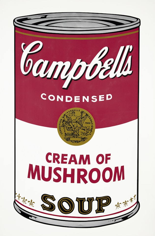 Cream of Mushroom, from Campbell's Soup I (F. & S. 53) by Andy Warhol