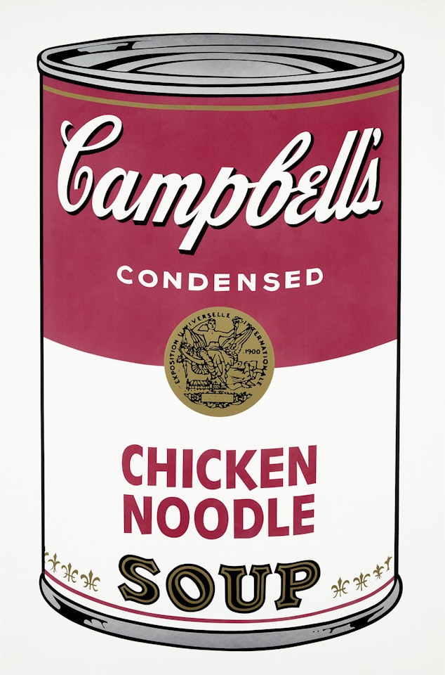 Chicken Noodle, from Campbell's Soup I (F. & S. 45) by Andy Warhol