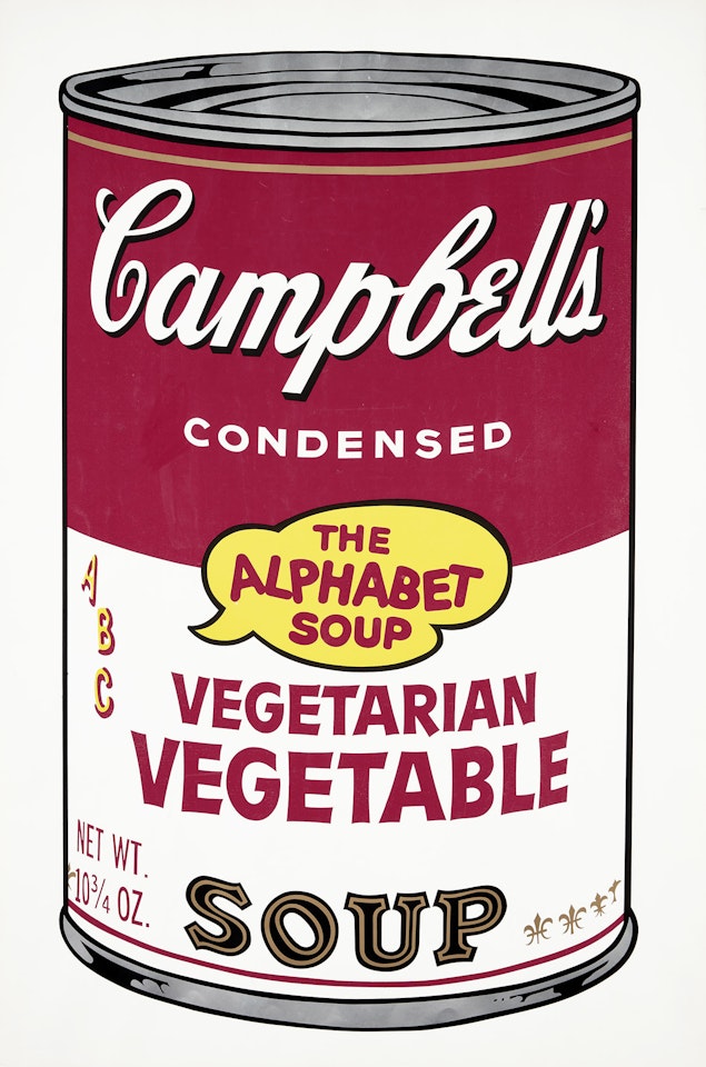 Vegetarian Vegetable, from Campbell's Soup II (F. & S. 56) by Andy Warhol