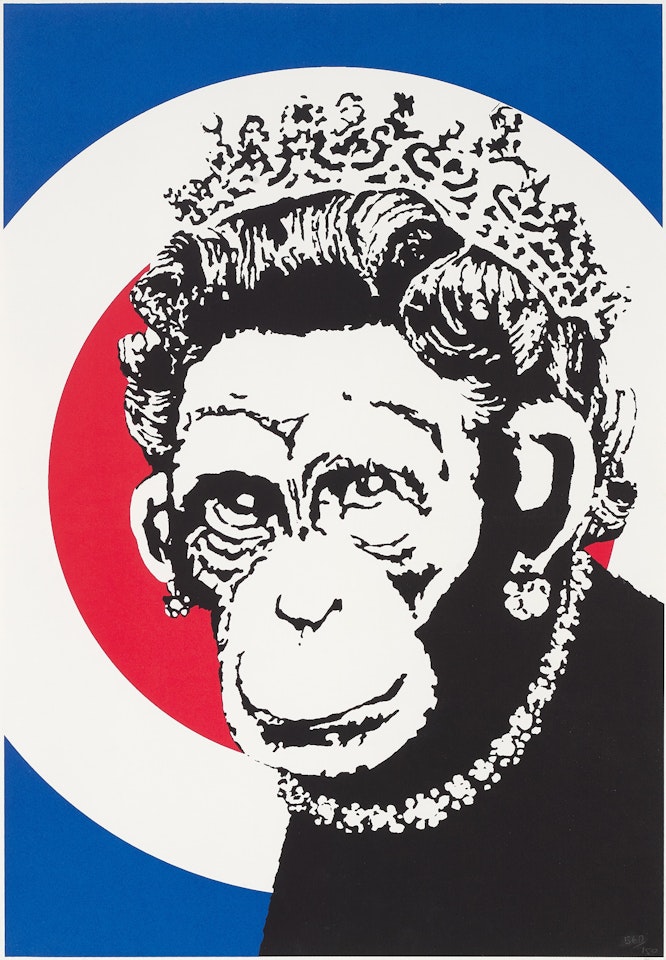 Monkey Queen by Banksy