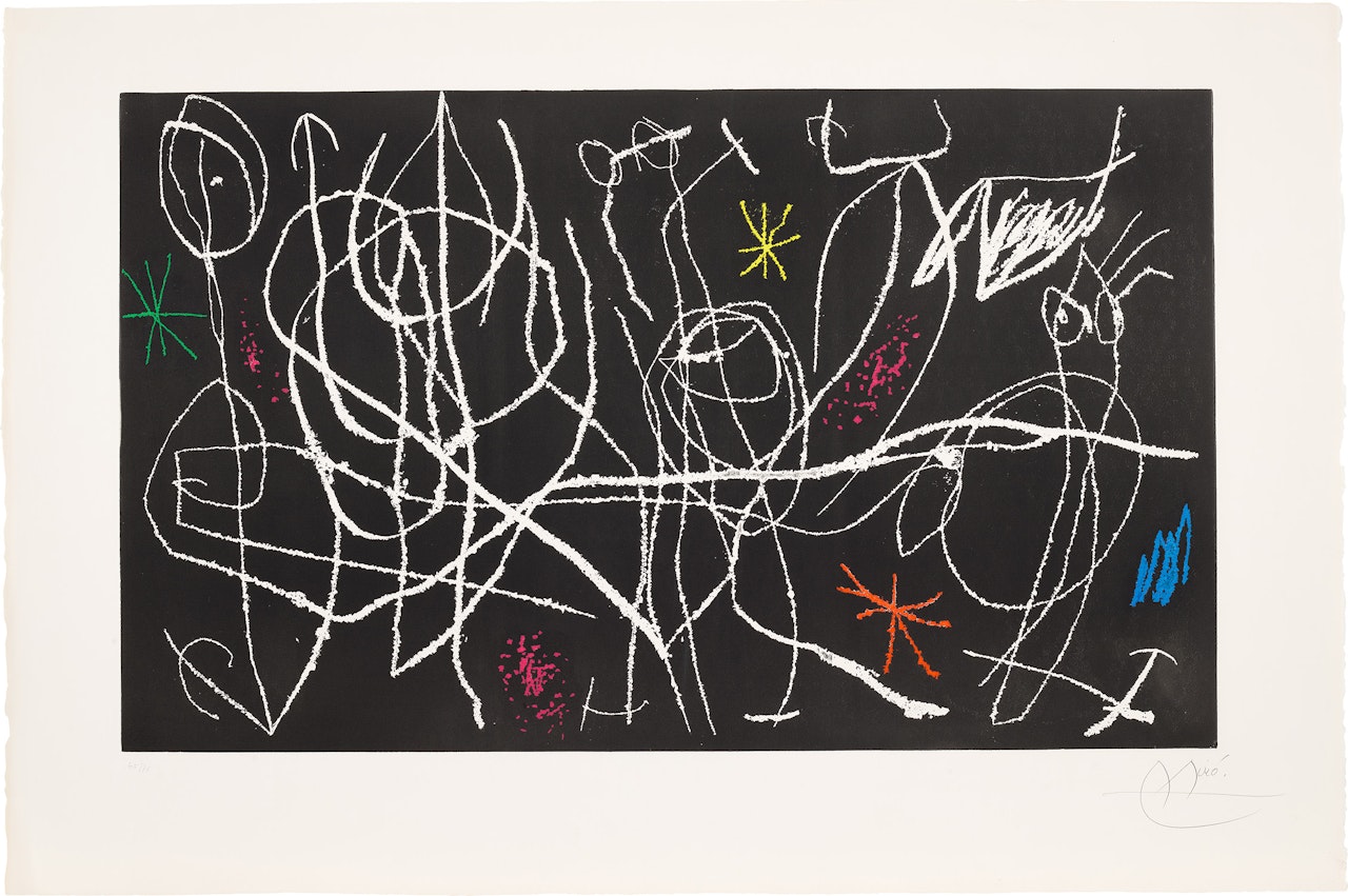 L’invitée du Dimanche II (Sunday Guest II) (D. 481) by Joan Miró