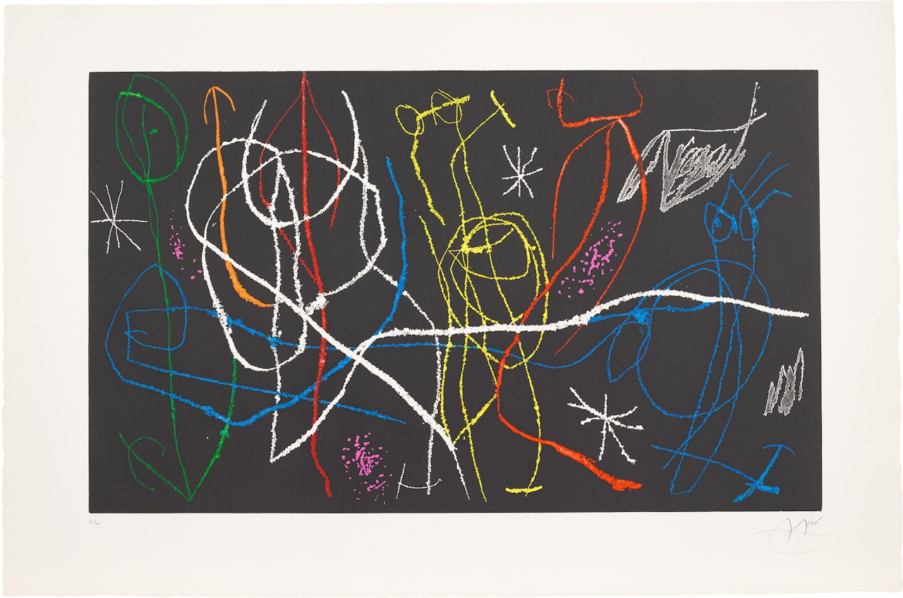 L’invitée du Dimanche III (Sunday Guest III) (D. 482) by Joan Miró