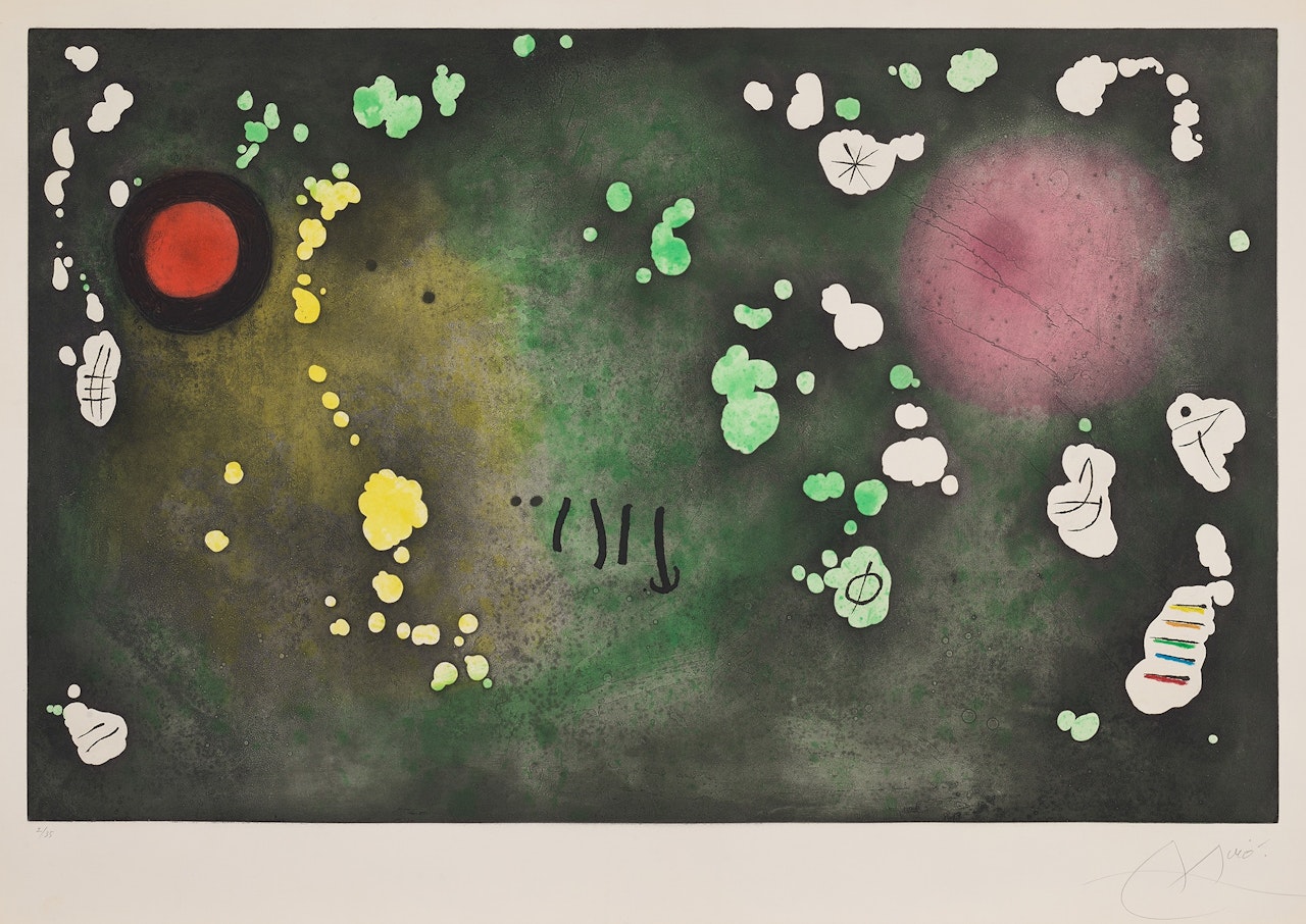 Archipel sauvage V (Savage Archipelago V) (D. 531) by Joan Miró