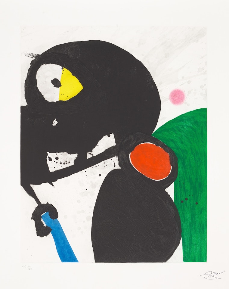 La mangeuse de crabes (The Woman Crab-Eater), from People of the Sea (D. 1276) by Joan Miró