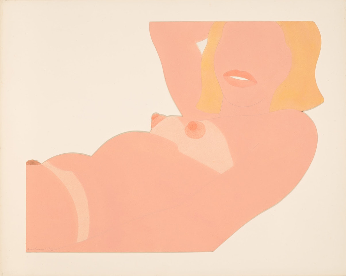 Great American Nude Cut Out by Tom Wesselmann