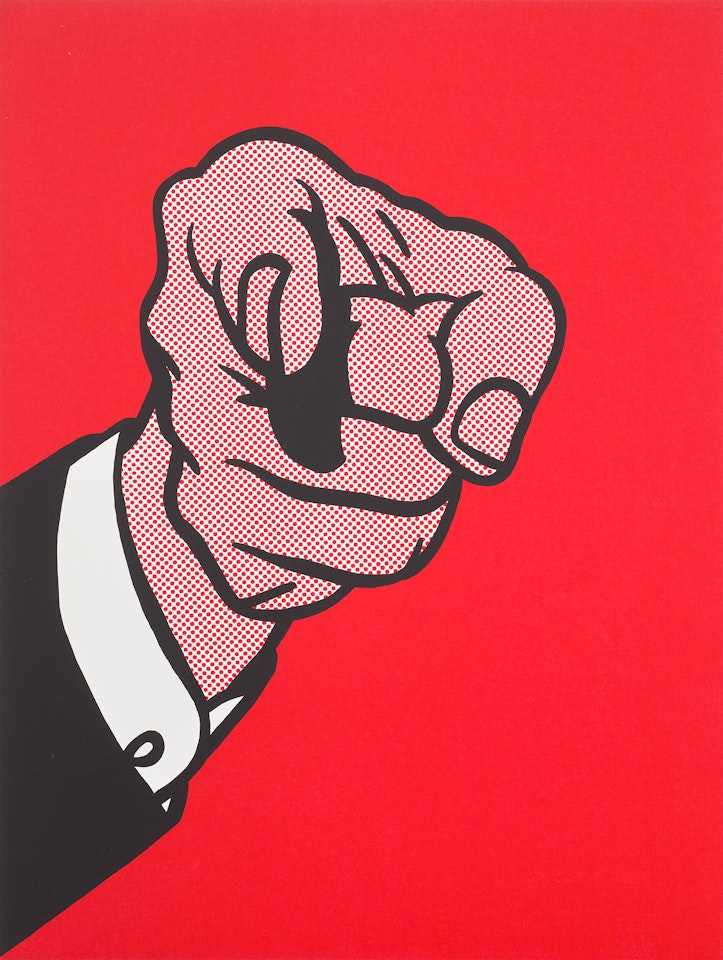 Finger Pointing, from The New York Collection for Stockholm (C. 126) by Roy Lichtenstein