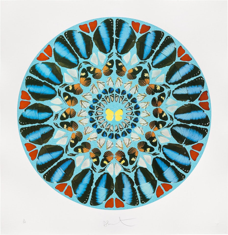 Ad te, Domine, levavi, from Psalm Prints by Damien Hirst