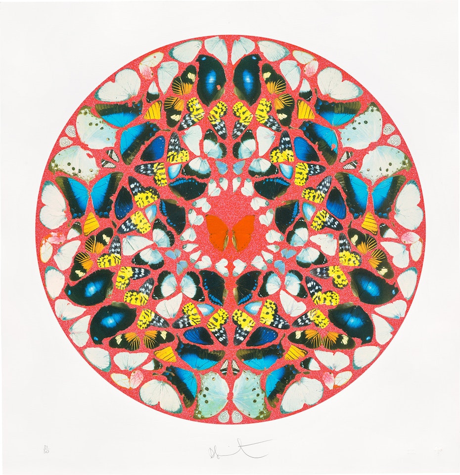 Domine, Ne In Furore, from Psalm Prints by Damien Hirst