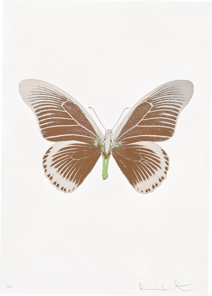 The Souls IV - Chocolate/Silver Gloss/Leaf Green by Damien Hirst