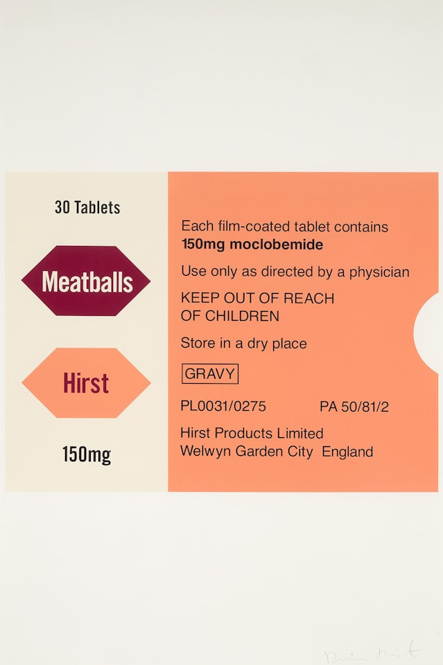 Meatballs, from The Last Supper by Damien Hirst