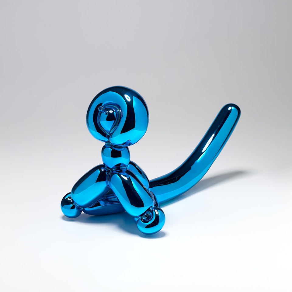 Balloon Monkey (Blue) by Jeff Koons