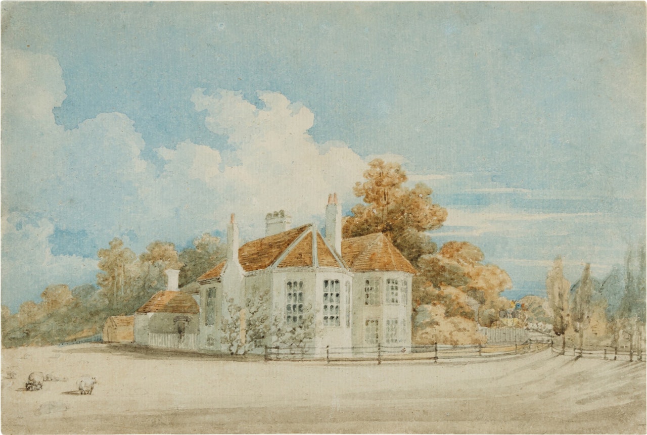 A Country House by Thomas Girtin
