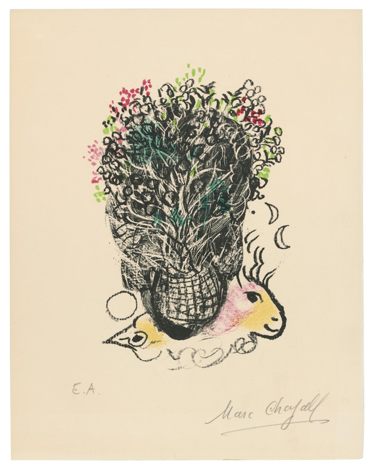 Bouquet pour Fernand by Marc Chagall