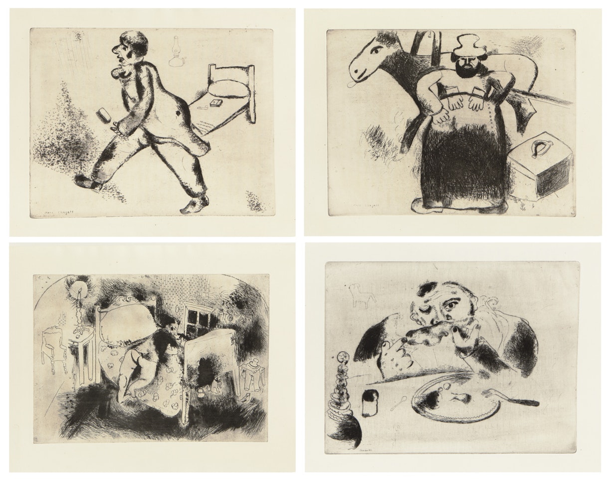 Nicolai Gogol: Les Âmes Mortes by Marc Chagall