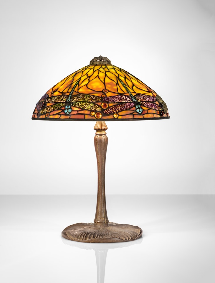 "Dragonfly" Table Lamp by Tiffany Studios