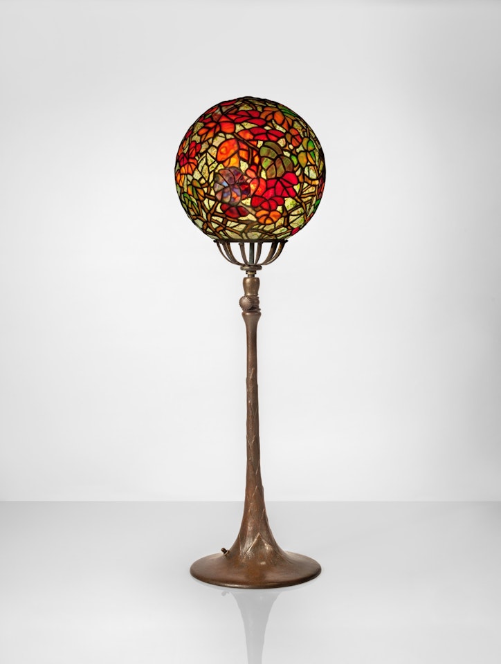 "Autumn Leaves Ball" Table Lamp by Tiffany Studios