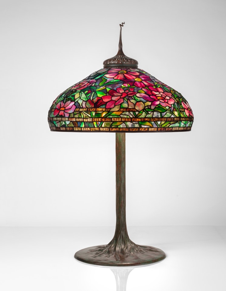 “Peony” Table Lamp by Tiffany Studios