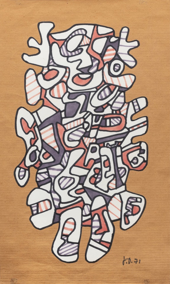 Costume de Théâtre II by Jean Dubuffet