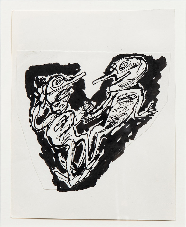 Lettrine V by Jean Dubuffet