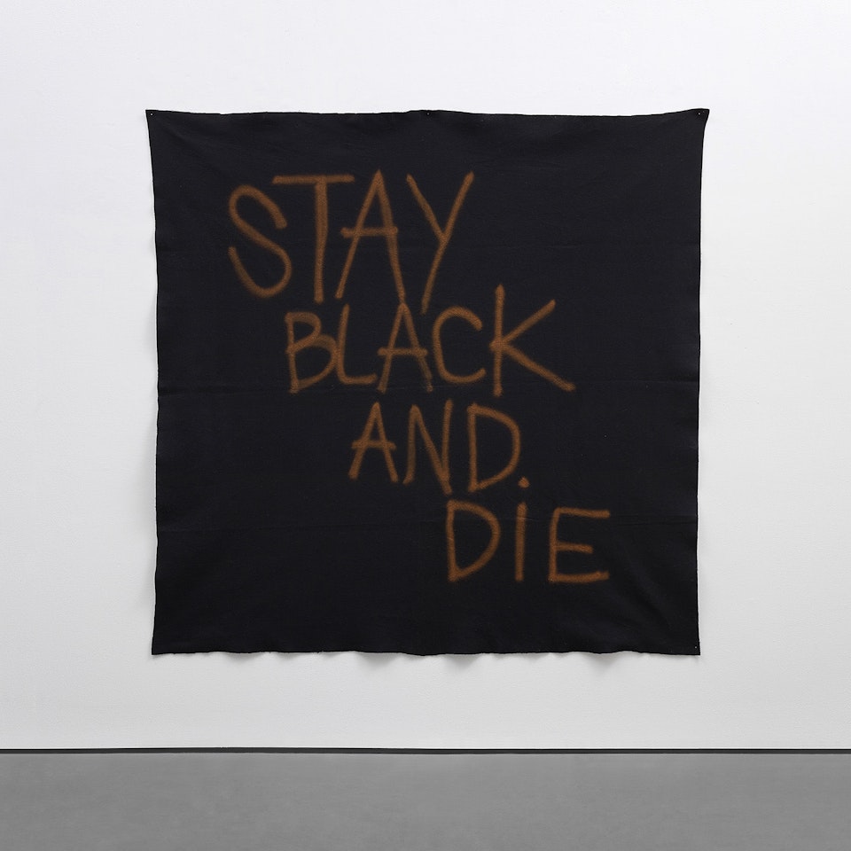 Stay Black and Die by Rashid Johnson