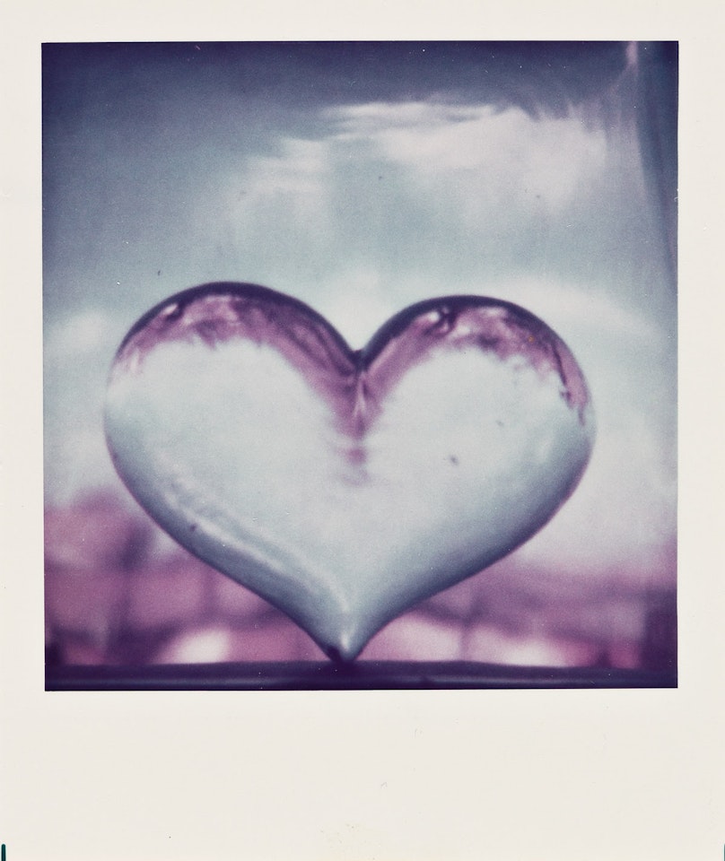 Still life heart Polaroid by André Kertész