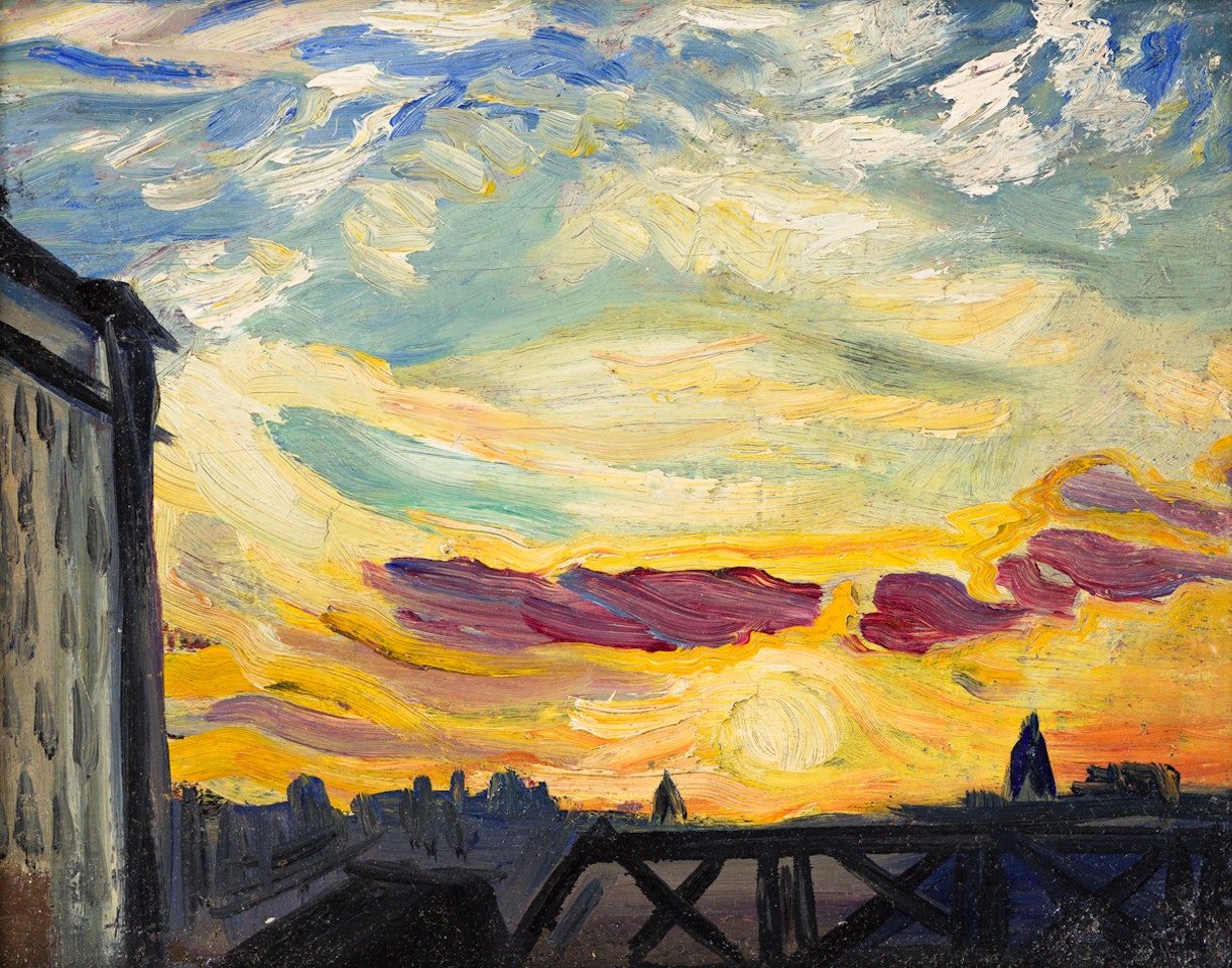 Sunset over the City by Hayley Lever