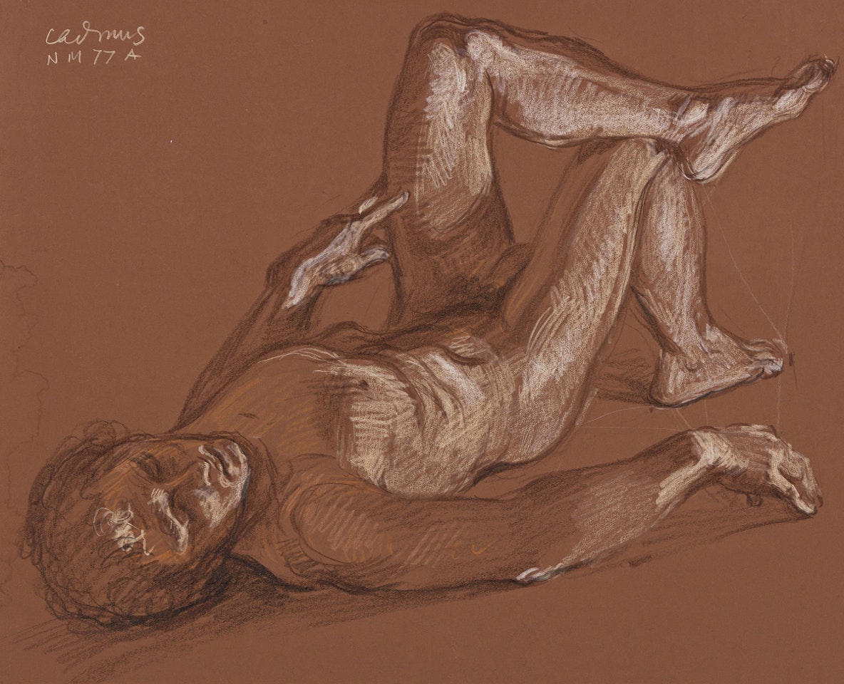 Reclining Male Nude by Paul Cadmus