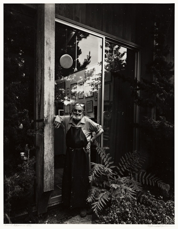 Ansel Adams by Arnold Newman