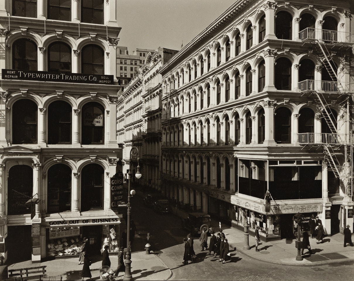Broadway and Thomas Street by Berenice Abbott