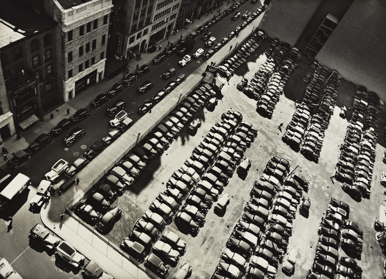 Rockefeller Center Parking Space by Berenice Abbott