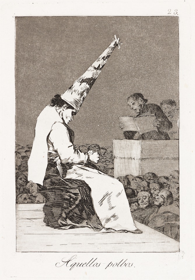 Aquellos polbos  by Francisco José de Goya