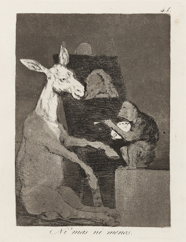 Ni mas ni menos  by Francisco José de Goya