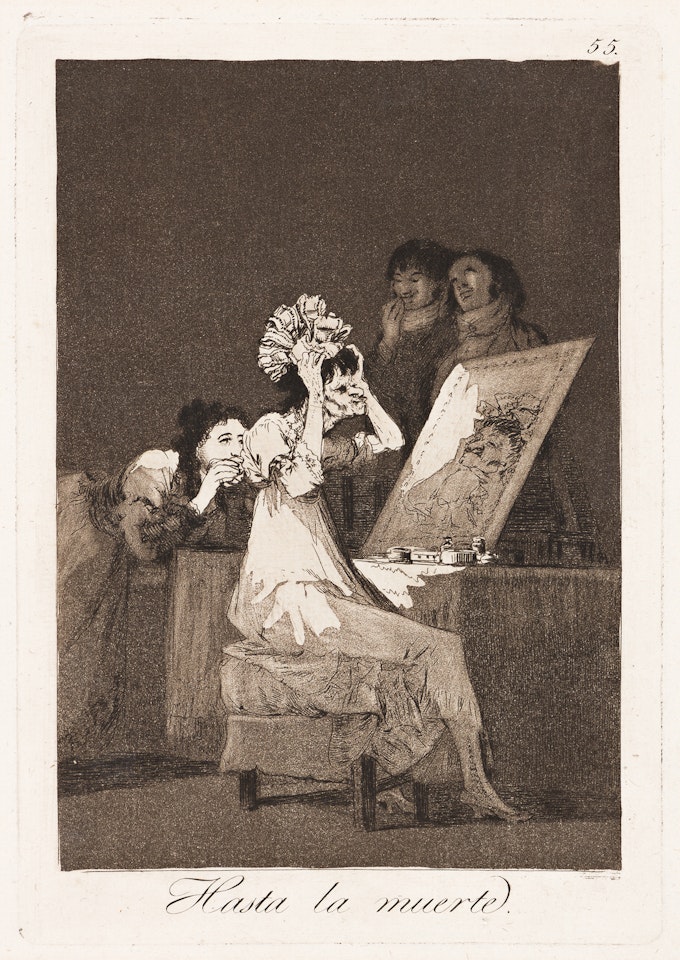 Hasta la muerte  by Francisco José de Goya