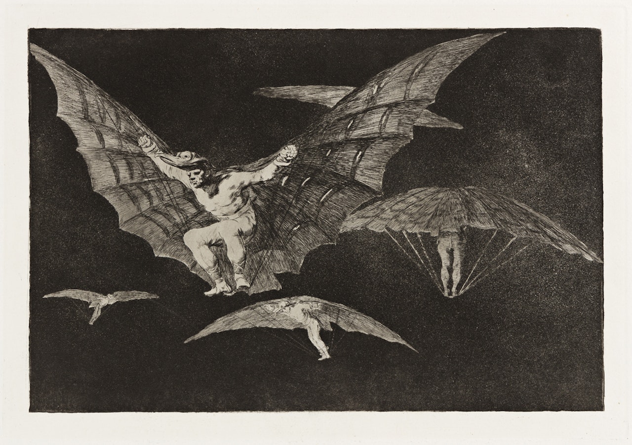 Modo de Volar  by Francisco José de Goya