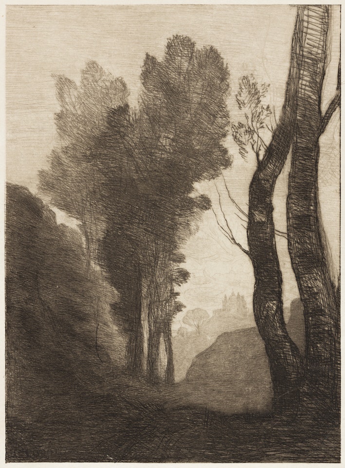 Environs de Rome by Jean Baptiste Camille Corot