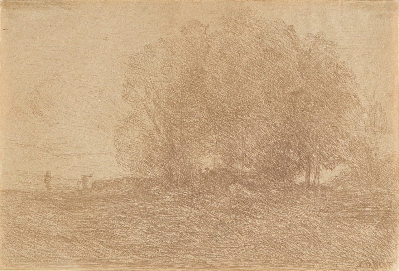 Le Bouquet de Belle Forière by Jean Baptiste Camille Corot